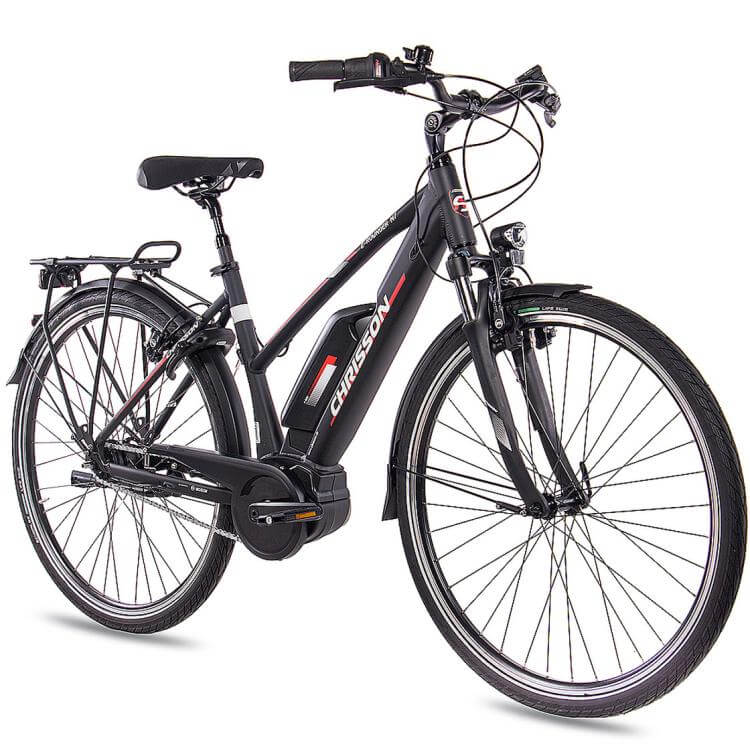 Chrisson E-ROUNDER TR48 cm 28" 400Wh '22 szürke elektromos kerékpár