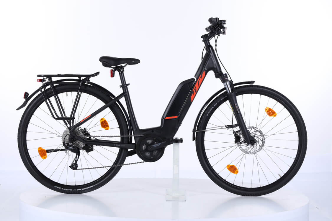 KTM MACINA CROSS A410 EQ US43 cm '22 fekete elektromos kerékpár