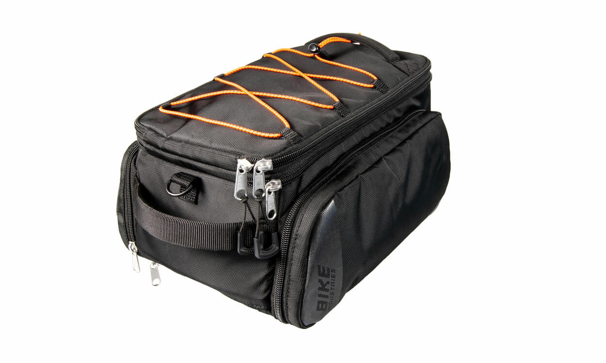 KTM táska csomagtartóra Sport Trunk Bag, Snap-it 2.0 (32L) fekete-narancs