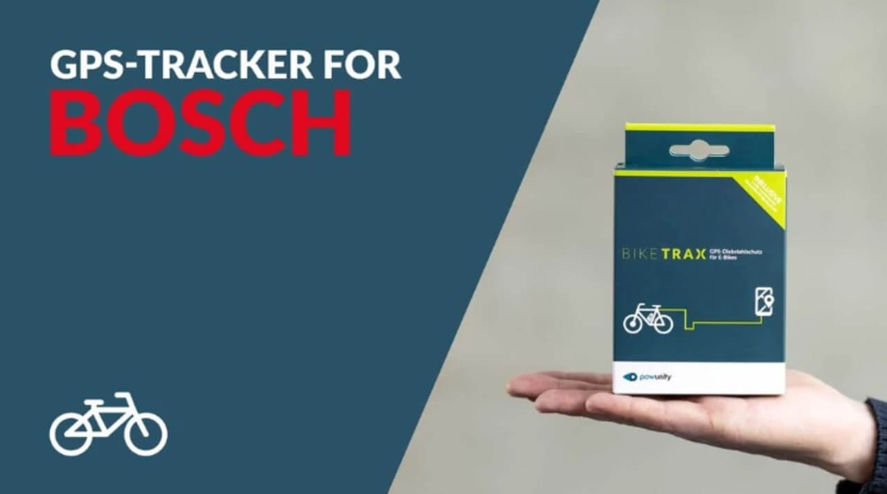 Powunity Biketrax Bosch 4G GPS-Tracker (Bosch Generation 2/3 4 nem smart kábellel)