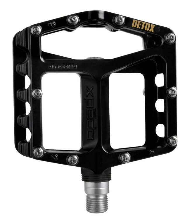 Xpedo MTB-pedál Detox,fekete,acél 100x98x18mm, platform