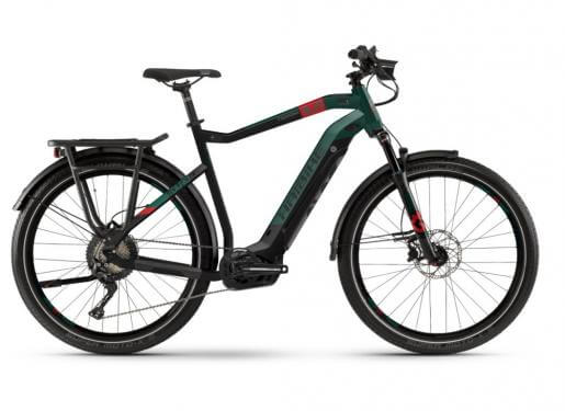 Haibike SDURO Trekking 8.0 HE64cm '20 fekete/piros/sötétzöld elektromos kerékpár