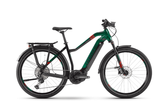 Haibike SDURO Trekking 8.0 TR48cm '20 fekete/piros/sötétzöld elektromos kerékpár