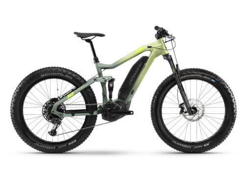 Haibike FullFatSix 50 cm '21 sárga/zöld elektromos kerékpár