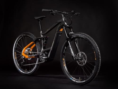 Haibike FullNine 10 47 cm '21 titánium/fekete/narancs elektromos kerékpár