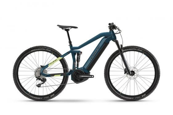 Haibike FullNine 5 44 cm '21 kék/sárga elektromos kerékpár