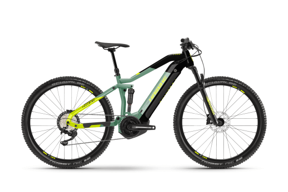 Haibike FullNine 6 52 cm '21 zöld/fekete/sárga elektromos kerékpár