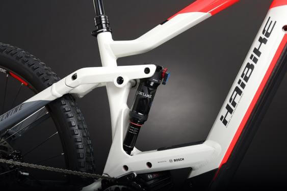 Haibike FullNine 9 47 cm '21 szürke/piros elektromos kerékpár