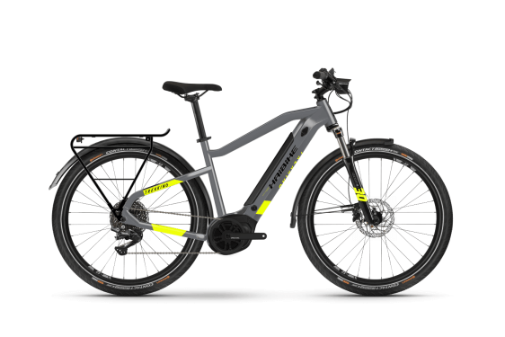 Haibike Trekking 6 HE60 cm '21 szürke/neon elektromos kerékpár