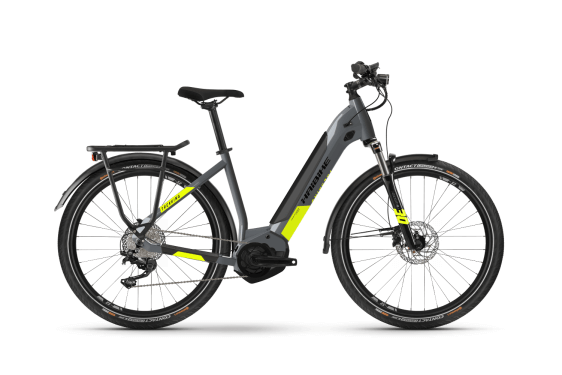 Haibike Trekking 6 US50 cm '21 szürke/neon elektromos kerékpár