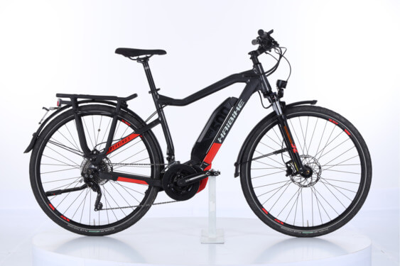 Haibike Trekking S9 HE52 cm '21 fekete-piros elektromos kerékpár - használt -K- (vsz: AV20608091)