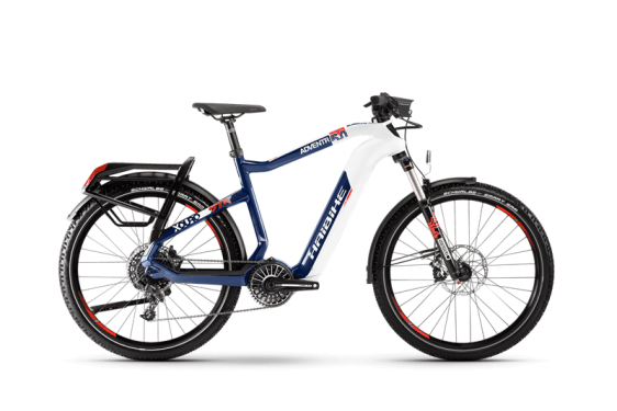 Haibike XDURO Adventr 5.0 60 cm '21 fehér/kék/narancs elektromos kerékpár