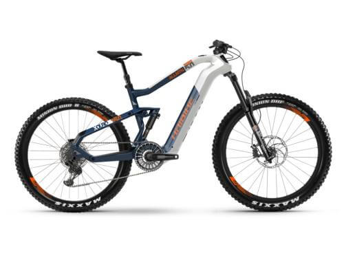 Haibike XDURO AllMtn 5.0 50 cm '21 fehér/kék/narancs elektromos kerékpár