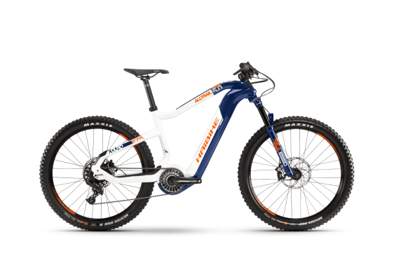 Haibike XDURO AllTrail 5.0 50 cm '21 kék/fehér/narancs elektromos kerékpár