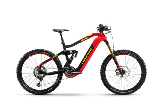 Haibike XDURO Nduro 10.0 42 cm '21 piros/fekete/sárga elektromos kerékpár