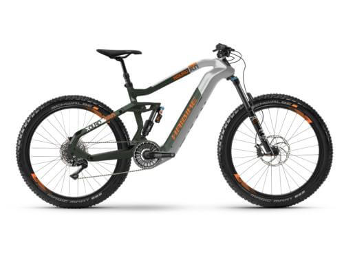 Haibike XDURO Nduro 8.0 48 cm '21 ezüst/oliva/narancs elektromos kerékpár