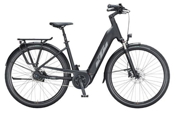 KTM MACINA CITY A510 US56 cm '21 fekete/szürke elektromos kerékpár