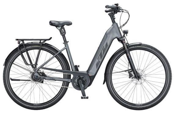 KTM MACINA CITY XL US56 cm '21 szürke/fekete elektromos kerékpár