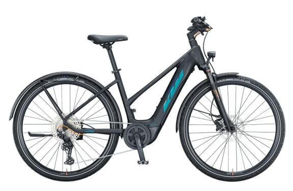 KTM MACINA CROSS LFC TR51 cm '21 fekete/zöldeslila elektromos kerékpár