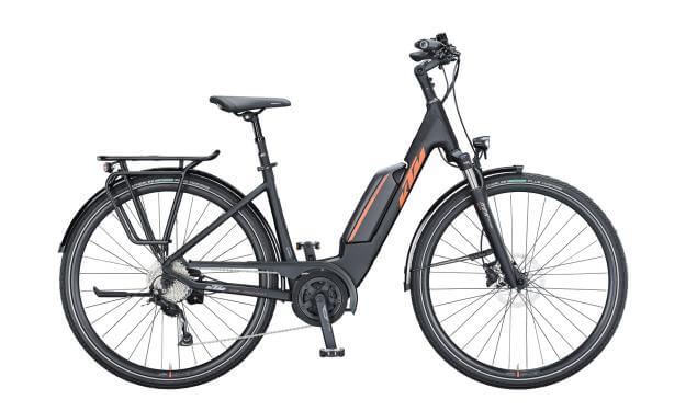 KTM MACINA FUN A510 US51 cm '21 fekete/narancs elektromos kerékpár