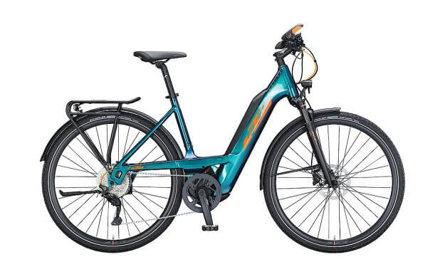 KTM MACINA SPORT 630 PTS US46 cm '21 zöldeslila-flip/narancs elektromos kerékpár