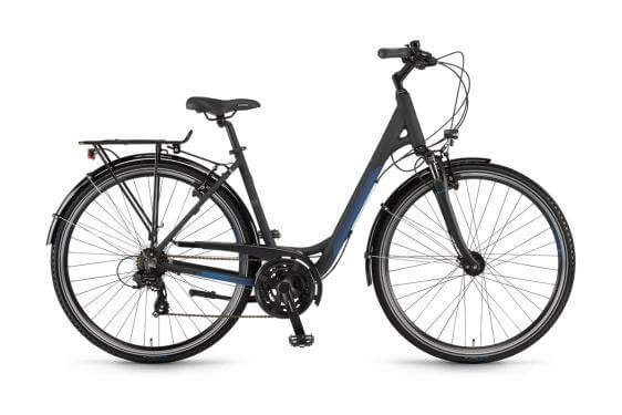 Winora Domingo 21 US46 cm '21 fekete/kék hagyományos kerékpár