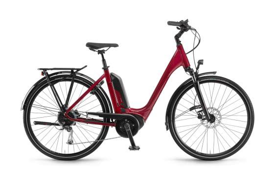 Winora Tria 9 28" US46 cm '21 bordó elektromos kerékpár