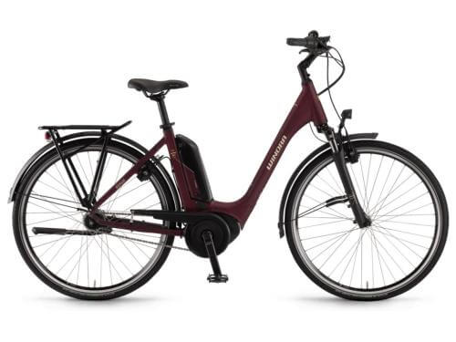 Winora Tria N7eco 26" US46 cm '21 bordó elektromos kerékpár