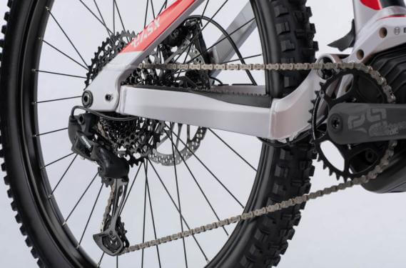 Ghost E-ASX 130 Universal 750Wh 43 cm '22 szürke/piros elektromos kerékpár