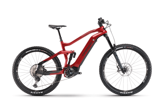 Haibike AllMtn CF 12 i600Wh 41 cm '22 piros elektromos kerékpár