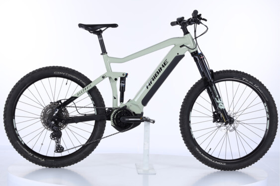 Haibike AllTrail 4 27,5" i630Wh 48 cm '22 szürkészöld elektromos kerékpár - használt (vsz: AV21939730)