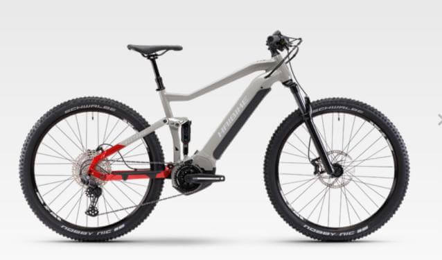 Haibike AllTrail 5 27,5" i630Wh 48 cm '22 szürke/piros elektromos kerékpár