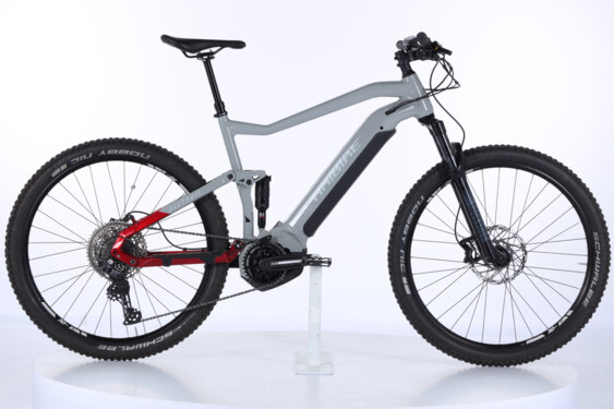 Haibike AllTrail 5 29" i630Wh 52 cm '22 szürke/piros elektromos kerékpár - használt (vsz: AV21952469)