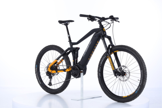 Haibike AllTrail 6 27,5" i630Wh 44 cm '22 fekete/narancs elektromos kerékpár - használt (vsz: AV21341708)