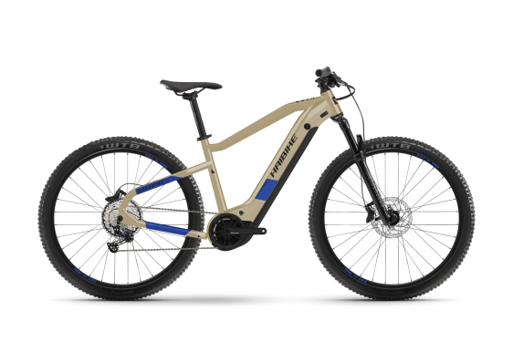 Haibike HardNine 7 i630Wh 46 cm '22 arany/kék elektromos kerékpár