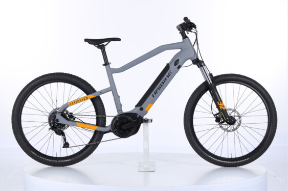 Haibike HardSeven 4 i400Wh 40 cm '22 szürke/narancs elektromos kerékpár