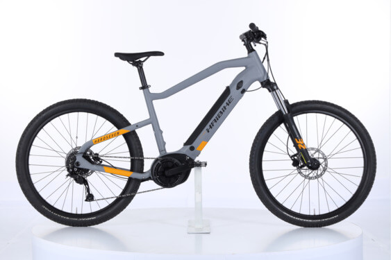 Haibike HardSeven 4 i400Wh 49 cm '22 szürke/narancs elektromos kerékpár