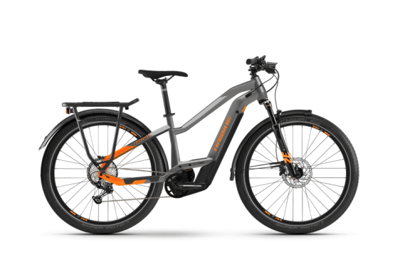 Haibike Trekking 10 i625Wh TR40 cm '22 ezüst/narancs elektromos kerékpár