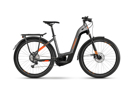 Haibike Trekking 10 i625Wh US46 cm '22 ezüst/narancs elektromos kerékpár