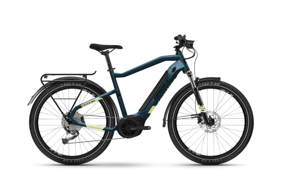 Haibike Trekking 5 i500Wh HE56 cm '22 kék elektromos kerékpár - használt (vázszám: LM20471337; Törökbálint)