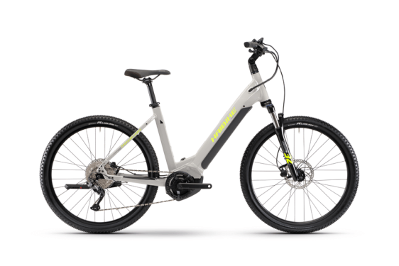 Haibike Trekking 6 Cross i630Wh US46 cm '22 szürke/neon elektromos kerékpár