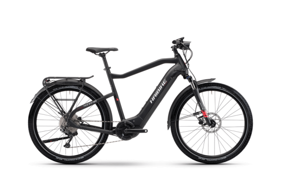 Haibike Trekking 6 i630Wh HE60 cm '22 fekete/piros elektromos kerékpár