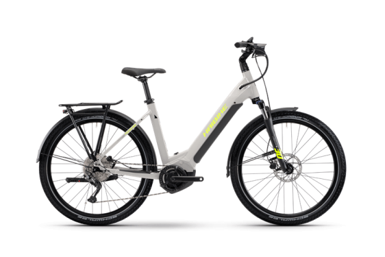 Haibike Trekking 6 i630Wh US46 cm '22 szürke/neon elektromos kerékpár