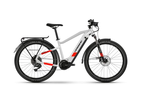 Haibike Trekking 7 i630Wh HE52 cm '22 szürke/piros elektromos kerékpár