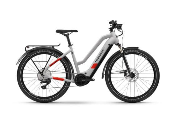 Haibike Trekking 7 i630Wh TR52 cm '22 szürke/piros elektromos kerékpár