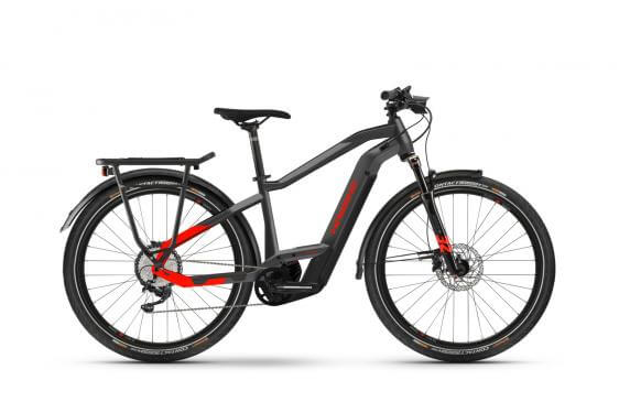Haibike Trekking 9 i625Wh HE58 cm '22 fekete/piros elektromos kerékpár