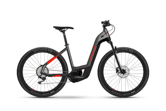 Haibike Trekking Cross 9 i625Wh US46 cm '22 fekete/piros elektromos kerékpár