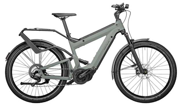 RM Superdelite GT vario HS HE47 cm '23 szürke elektromos kerékpár (1125Wh, Kiox, Csomagtartó)