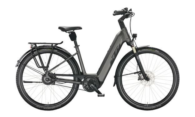 KTM MACINA CITY 710 belt US43 cm '22 sötétszürke elektromos kerékpár