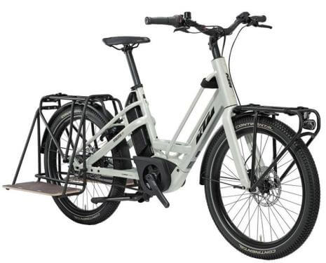 KTM MACINA MULTI URBAN UNI 24" '22 ezüstfehér elektromos kerékpár